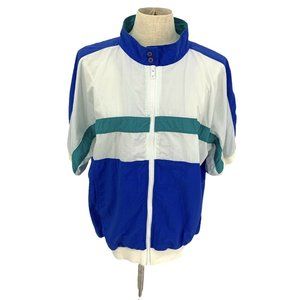 Christian Dior Monsieur vintage colorblock windbreaker green blue size medium